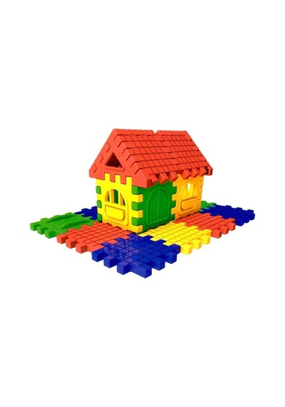 Dede Puzzle City 3d Yapı ve Tasarım Blokları 64 Parça