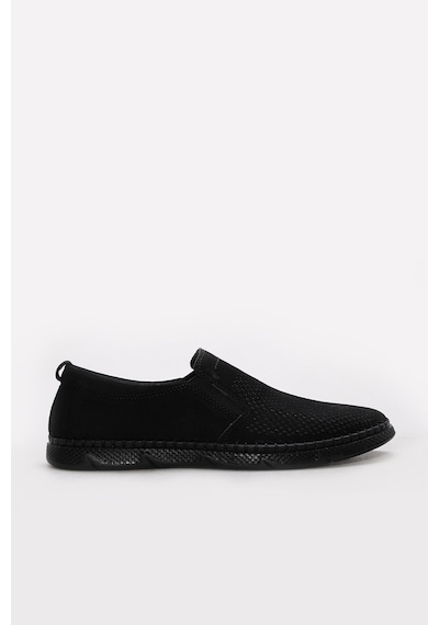 Fast Step Hakiki Deri Erkek Casual Ayakkabı 781ma1822 Siyah