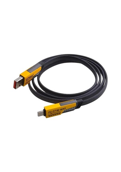 Dönüştürülebilir 4 Başlıklı Hızlı Şarj Kablosu 1. 2m, 65w, Dayanıklı Ve Esnek Tasarım