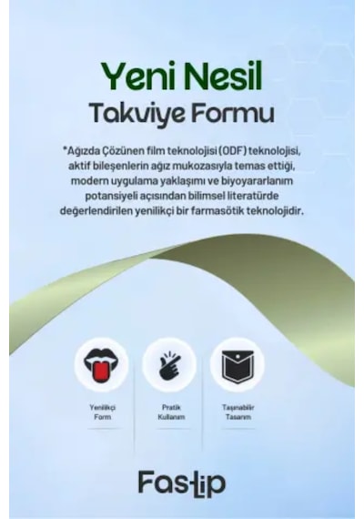 Fastlip B12 Vitamin Strip Form - 30 Film Tablet