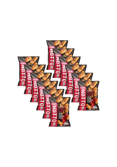 Yayla Notto Fıstık Ezmeli Ve Sriracha Çeşnili Protein Cipsi 50 G X12