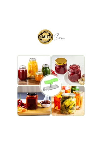 Pratik Kavanoz Kapağı Açacağı Ölçülü Ayarlanabilir Kolay Metal Şişe Kapak Açıcı Plastik Tutacak Standart Diğer