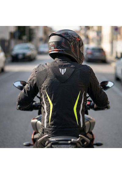 Vexo Axıon 2 H20 4 Mevsim Motosiklet Montu Neon Sarı - Siyah