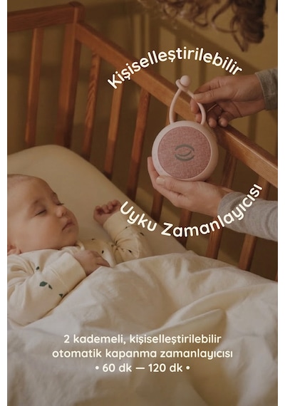 Beyaz Gürültü Cihazı | 33 Sesli, Pışpışlı ve Ninnili Radyasyon İçermeyen Bebek Uyku Arkadaşı