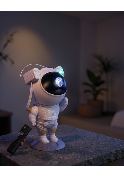 Bluetooth Hoparlör Gökyüzü Projektör Gece Lambası Uczastronotlamba3