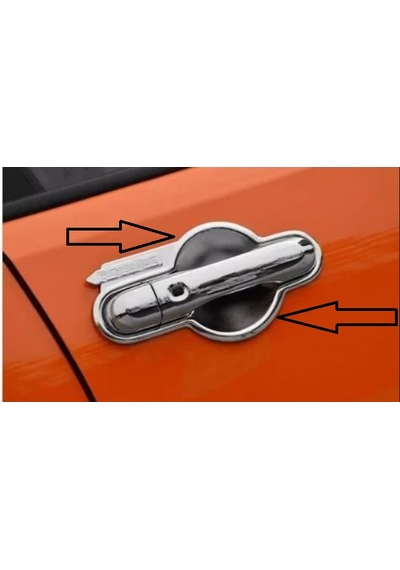 Jeep Renegade Uyumlu Kapı Kolu İç Kaplama Abs Plastik Krom