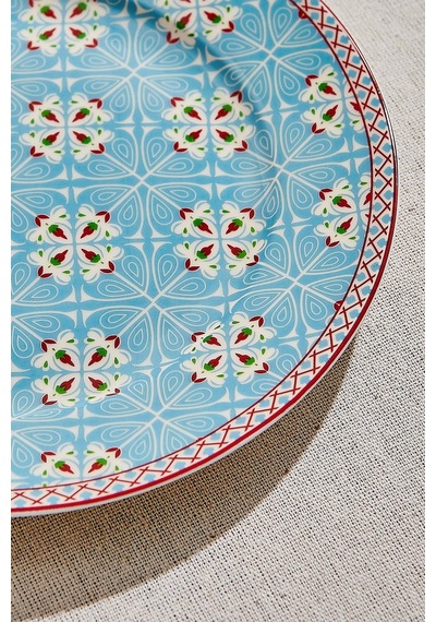 Pasabahce Hereke Porselen Pasta Tabağı Mavi - 1 Adet