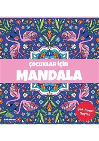 Çocuklar İçin Mandala Lacivert