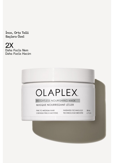 Olaplex Weightless Nourishing Mask - İnce, Orta Telli Saçlar İçin Ağırlık Hissi Bırakmayan Besleyici Maske