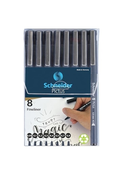 Schnıder Pıctus Teknik Çizim Kalemi 8 Li Blister 197598