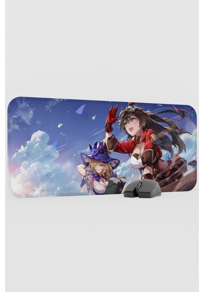 Amber Genshin Impact Anime Gacha V5 - 70x30 Xl Gaming Mouse Pad Fare Altlığı