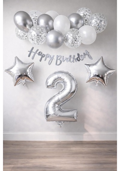 Kemik Folyo Balon Kemik Şekilli Balon Beyaz Genel