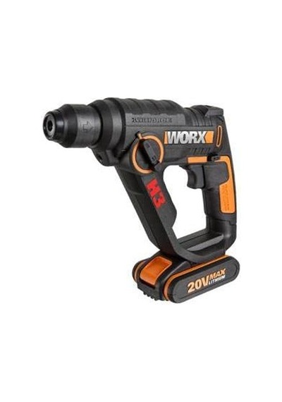 Tr Wx390.1 20volt 2.0ah. Li-ion 1.2j Profesyonel Sds-plus Pnömatik Çift Akülü Şarjlı Matkap + 8 Adet Uç + Mandren