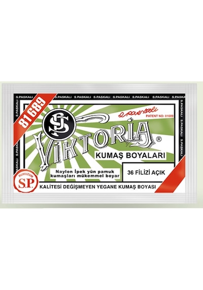 Kumaş Boyası Viktoria Bir Paket 10 Gr Turuncu