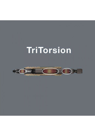 Wera 897/4 Paslanmaz Tri-torsion Rapidaptor Bits Tutucu 0505767