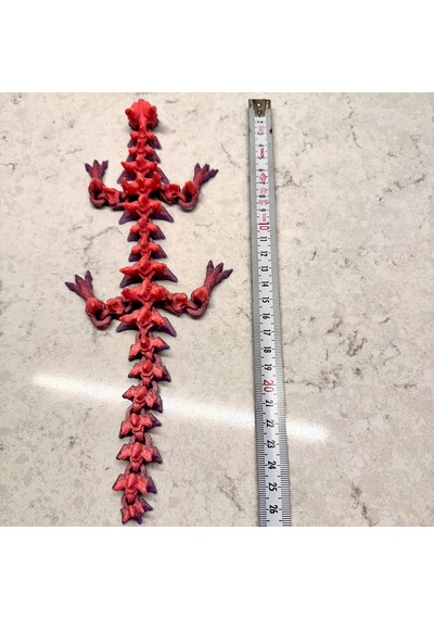Kemik Ejderha Hareketli Çok Mafsallı Figür - 26 Cm Ejderha