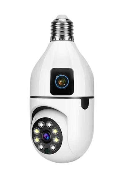 Okam Pro O-kam-4046e Çift Lensli 360 Wifi Akıllı Ampul Kamera 2mp+2mp