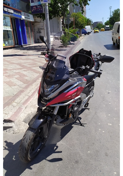 2021- 24 Honda NC 750X Uzun Ön Cam Açık Füme 56cm 4mm Zeus NC750