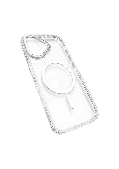 Nettech Apple İphone 11 Uyumlu Nt-n118 Taşlı Seri Arka Koruma Kılıf - Gold