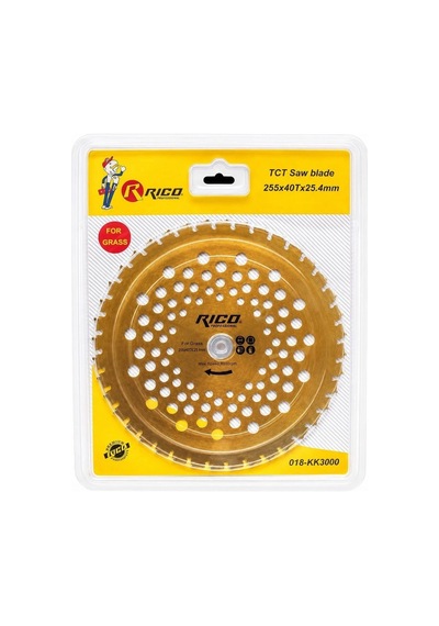 Rıco 018-kk3001 Tct Çim Kesme Testeresi 255 40 25,4 Mm Sarı