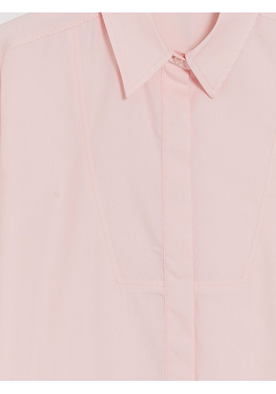Lcw Modest Pembe Poplin Kadın Gömlek Tunik