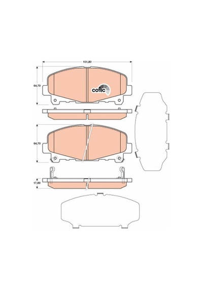 Honda Accord Ön Fren Balatası 2008-2015