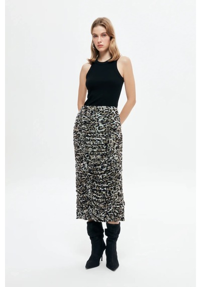 Ollacollection Halter Yaka Basic Fitilli Atlet Siyah