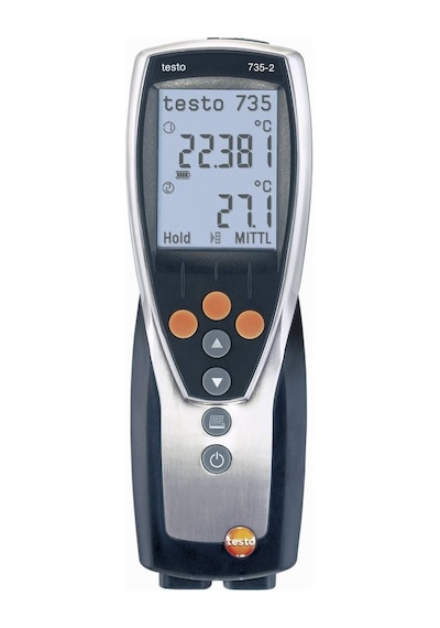 Testo - 735-2 - 0563 7352 - Sıcaklık Ölçümü İçin Sıcaklık Ölçüm Cihazı 3 Kanallı