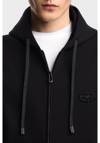 Emporio Armani Pamuklu Regular Fit Kapüşonlu Fermuarlı Sweat Erkek Sweat Em004538 Af10013 Uc001 Siyah