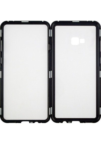 New Case Samsung Galaxy J4 Plus Uyumlu Arka Koruma Arka Koruma Kılıf - Gold Gold