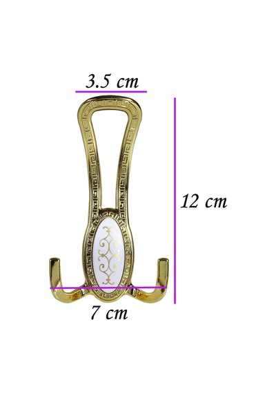 12 Adet Seç Portmanto Altın Gold Askı Vestiyer Duvar Askısı Askılık Metal Dolap Elbise Askılığı