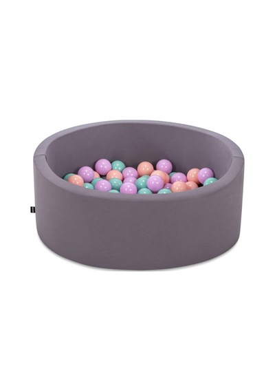 Bubble Pops Gri Sünger Top Havuzu Pembe Mint Lila Top