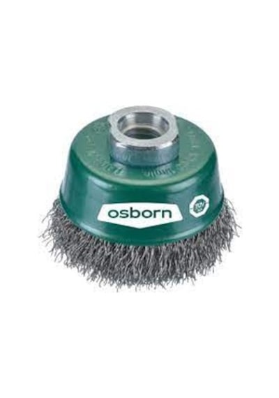 Osborn Taifun Çanak Tel Fırça 60 Mm Inox Saçaklı Alman Malı
