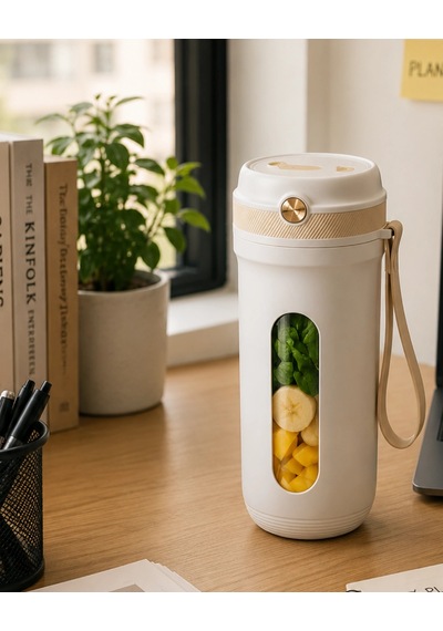 Mey İthalat Spor Ve Seyahat İçin Taşınabilir Smoothie Blender Usb Şarj Destekli Renkli