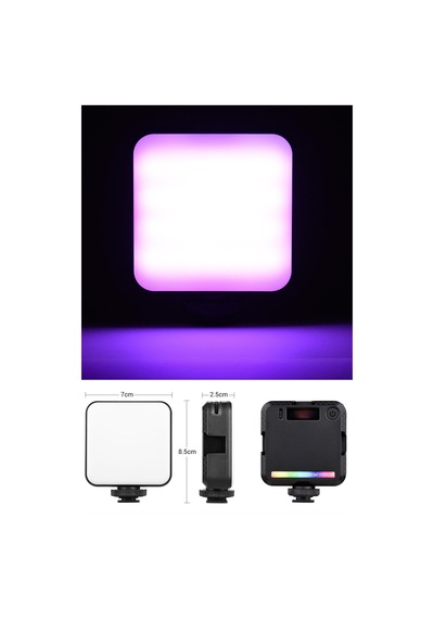 Thentech Selfie Işığı Şarjlı Fotoğraf Makine Telefon Tripod Laptop Uyumlu Kolay Taşınabilir Profesyonel Işık Beyaz