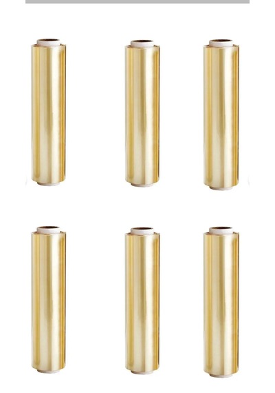 Streç Film Gıda Streç 45 Cm 300 Mt 8 Mikron 6 Adet