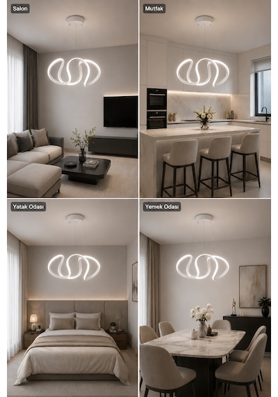 Lumina Led Sarkıt Avize Beyaz Işık