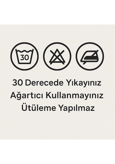 Yatak Örtüsü Seti 240x260 Cm + 2 Adet 55x70 Cm Yastık Kılıfı Süt