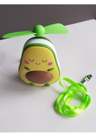 Sevimli Avokado Tasarımlı Led Işıklı Usb Kablolu Mini Fan I Masa Üstü Ve Boyun Kullanımı Vantilatör. Sevimli Avokado Tasarımlı Led Işıklı Usb Kablolu Mini Fan I Masa Üstü Ve Boyun Kullanımı Vantilatör.