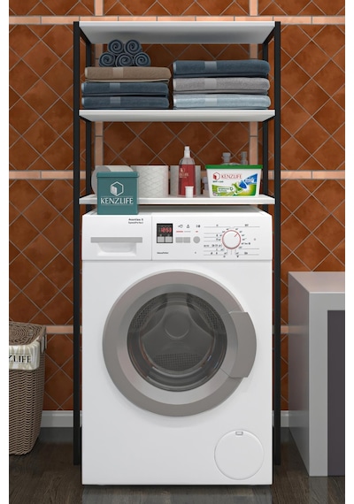 Bakbudaiyi Çamaşır Kurutma Makinesi Dolabı Ayperi Byzsyh 150 065 20 Mat Suntalam Metal Siyah Boya Beyaz - Siyah Bakbudaiyi Çamaşır Kurutma Makinesi Dolabı Ayperi Byzsyh 150 065 20 Mat Suntalam Metal Siyah Boya Beyaz - Siyah