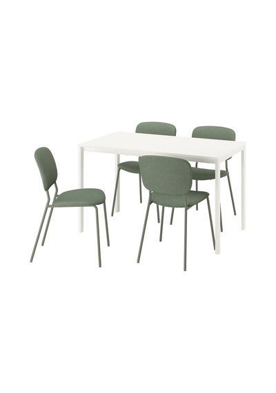 Ikea Beyaz Şık Yemek Masası - Mutfak Masası Takımı