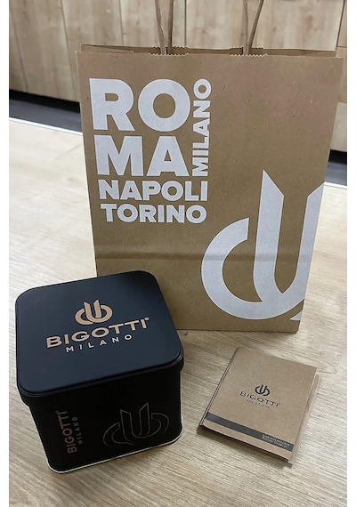 Bg1.104771 Bigotti Çelik Kordon Kararma Renk Atmaz 30 Mt Suya Dayanıklı Bayan Kol Saati+bileklik