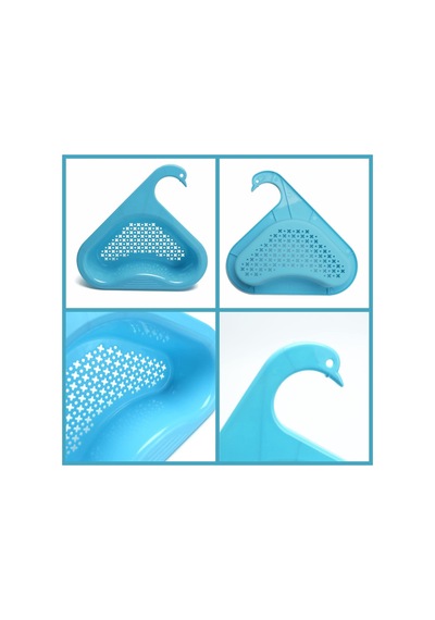 Lavabo Süzgeci - Plastik - Kuğu Tasarımlı - Drenaj Sepeti Karışık Renk