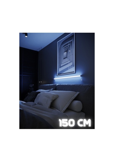 Uzaktan Kumandalı Led Abajur Renk Lambader Yuksek Işık Sistemi - Kumandalı 150 Cm RGB