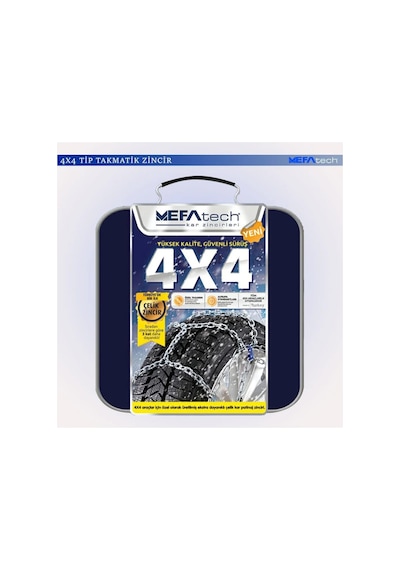 Mefatech Oto Lastik Kar Zinciri 245/70/r16 4x4 Tipi Takmatik Kolay Montaj Binek Suv Minibüs Diğer