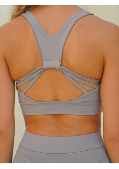 Mai Studios Co. Kratos Basic Spor Gri Crop Gri