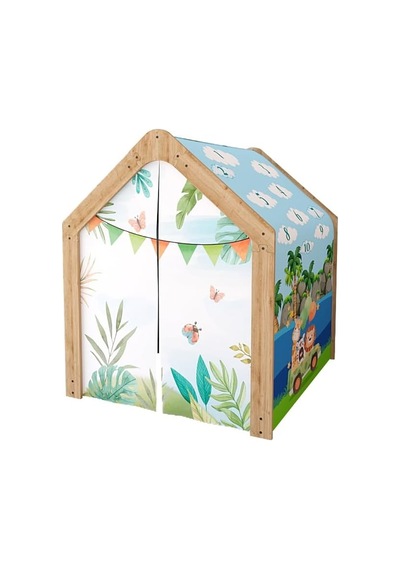 Minera Oyun Evi /0-4 Yaş/naturel Safari Çok Renkli