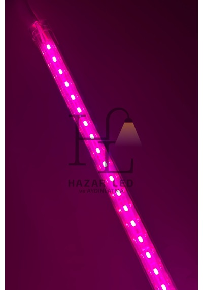 12 Volt Alüminyum Kasalı 5730 Ledli Çubuk Led Bar Grow Full Spectrum Şeffaf Cam Bitki Yetiştirme Ledi