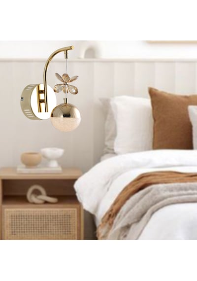 Tt099-sr Tt Aydınlatma Toplu Sarıkaplama 3renkmodüllü Led Aplik Gold