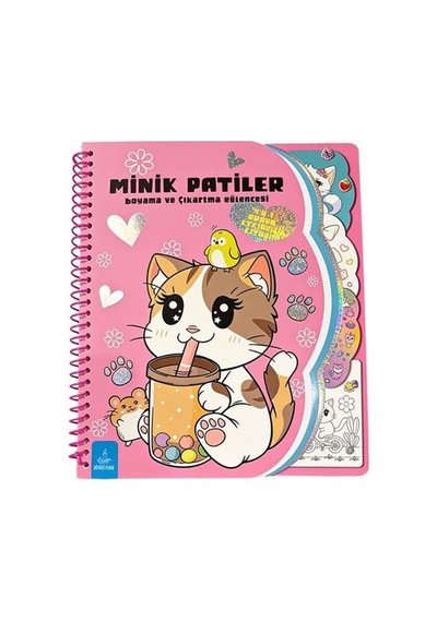 Minik Patiler Boyama Ve Çıkartma Eğlencesi Spiralli